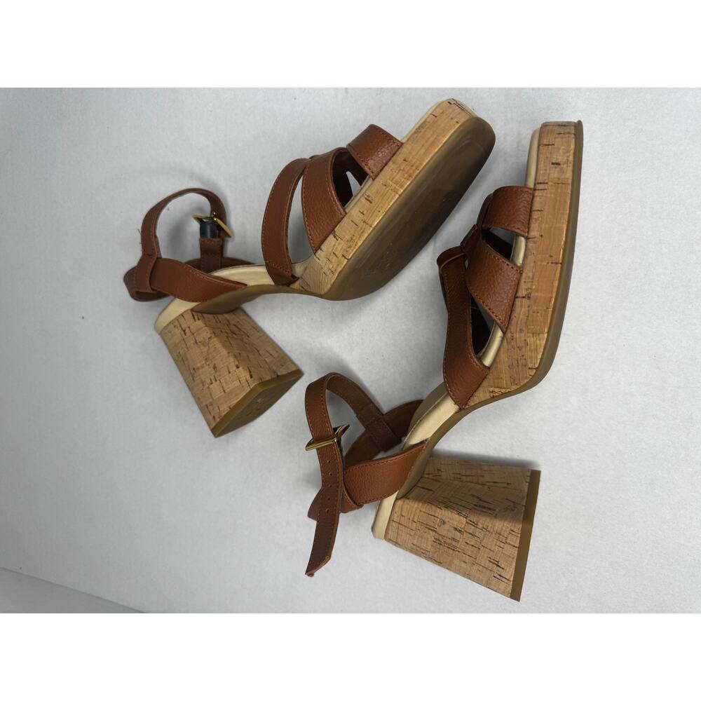 Paul Green Tina Fisherman Sandals Tan Neutral Leather Size UK 6 US 8.5 - Picture 10 of 12